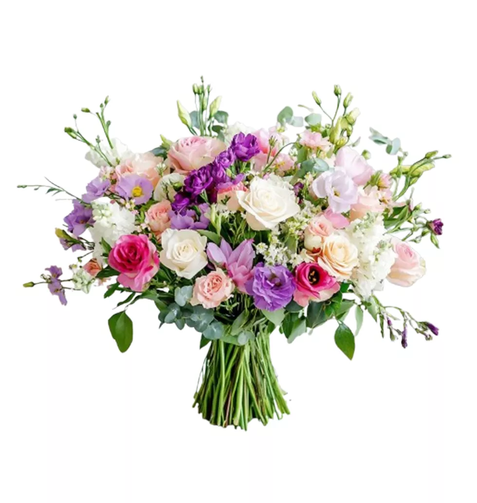 Delicate Lisianthus Delight Bouquet