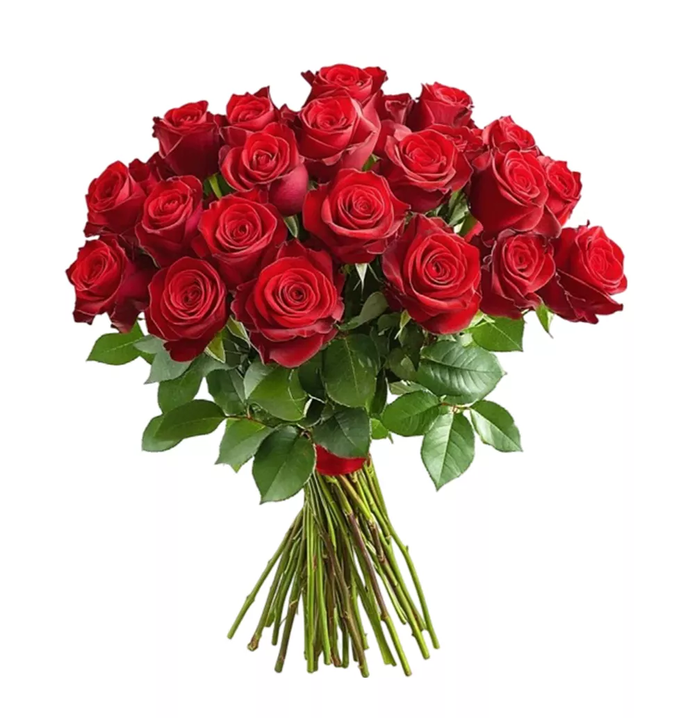 Romantic Red Rose Delight Bouquet