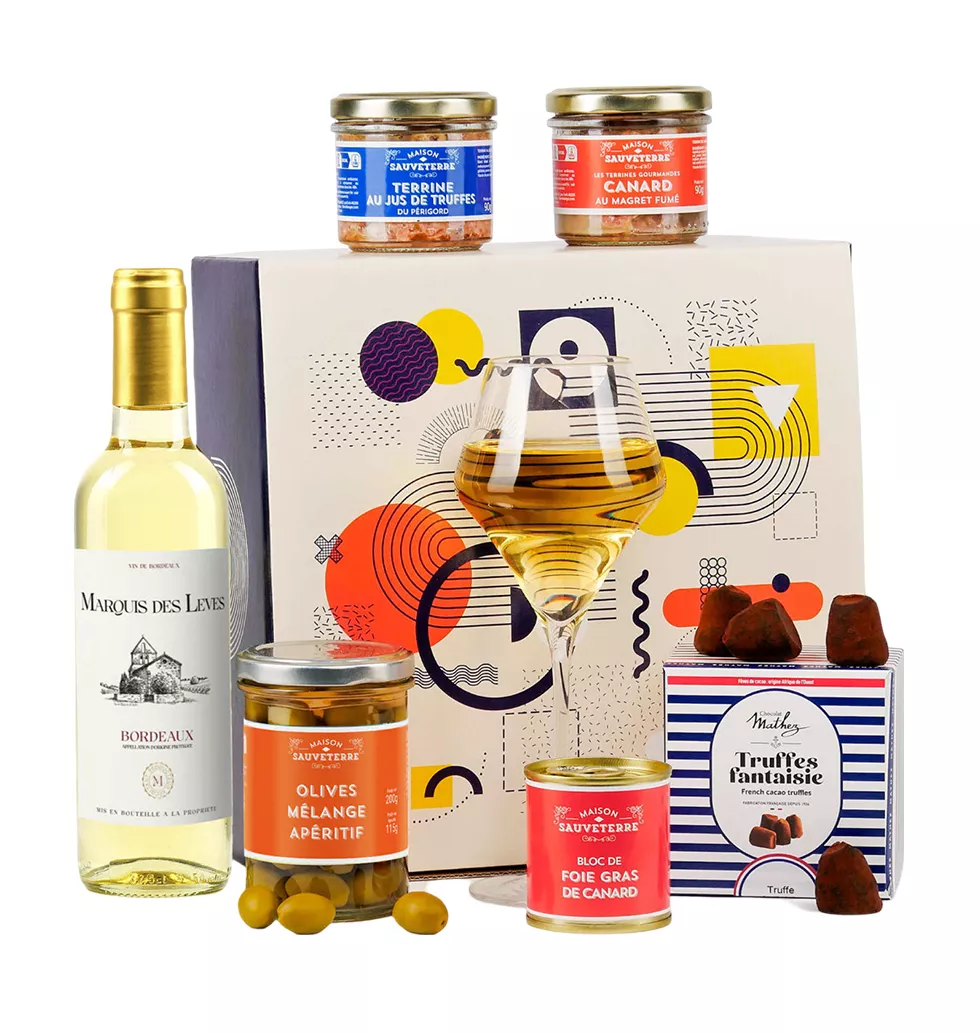 Decadent Wine & Treats Hamper