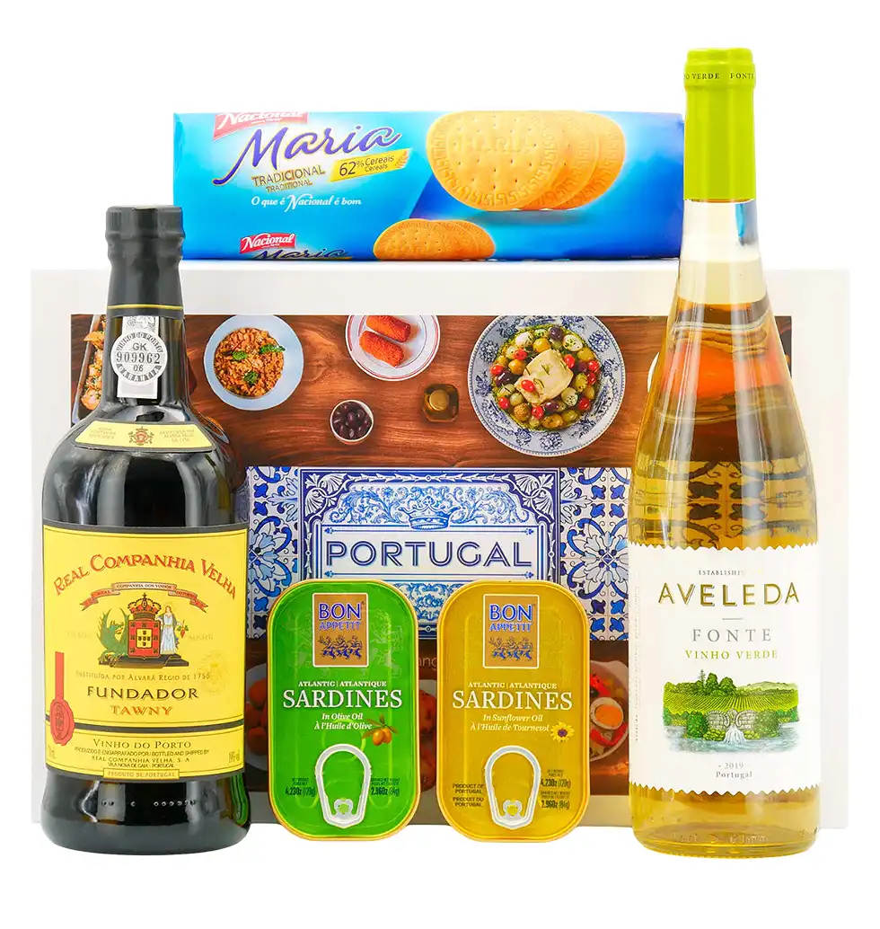 Portuguese Treats and Wines Gift Set