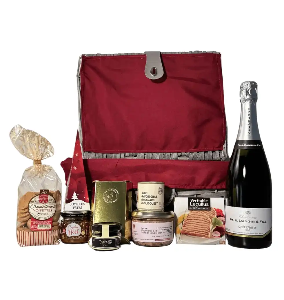 Exquisite Festive Food Basket