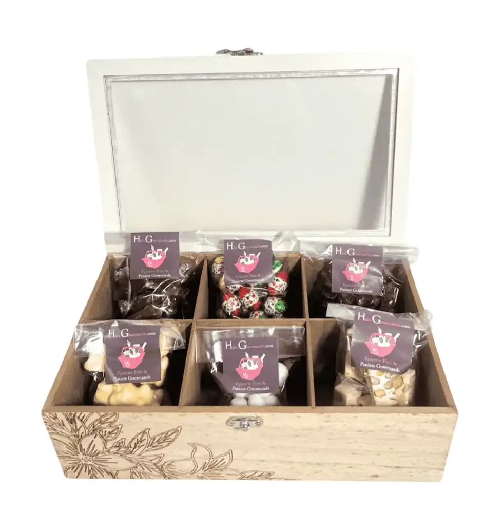 Sweet Indulgence Wooden Gift Set