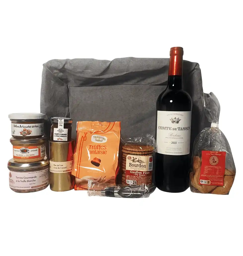 French Culinary Journey in a Basket