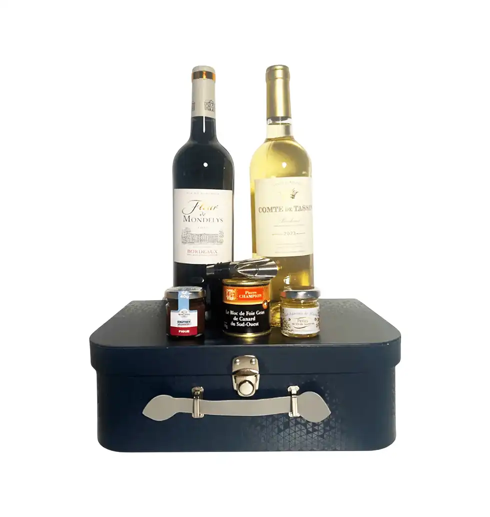 Exquisite Wine and Charcuterie Box