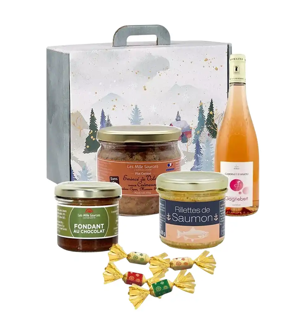 Elegant Year-End Treat Basket